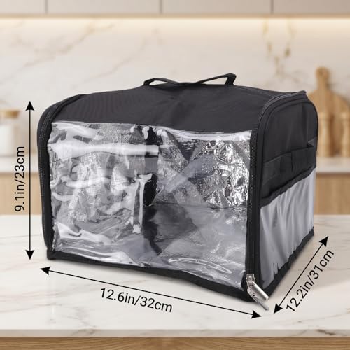Housse de grille-pain haut de gamme doublée aluminium pour grand modèle