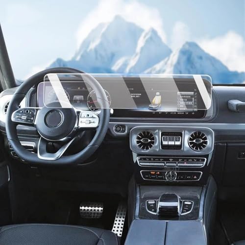 Protection écran LCD TPU anti-rayures Mercedes W463 pour navigation intacte