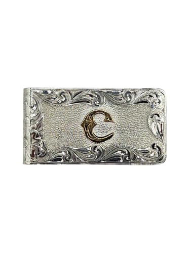 Montana Silversmiths Money Clip Engraved Letter C - Accessories Other
