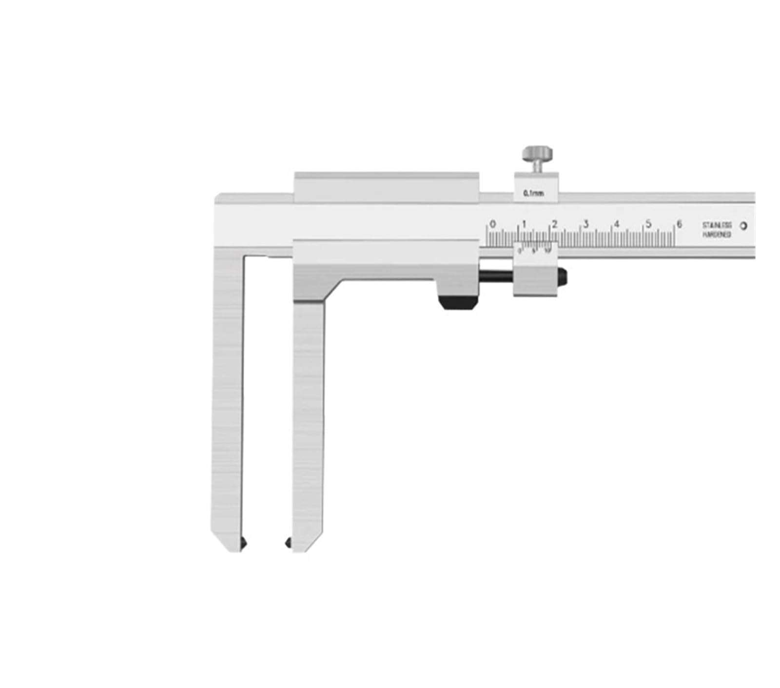 Calibradores Vernier Calibrador digital Herramienta de medición del desgaste del disco de freno Calibrador Vernier de espesor de pastilla de freno