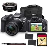 Canon EOS R10 Mirrorless Camera with RF-S 18-150mm Lens – 24.2MP APS-C Sensor, 4K 60p Video, Dual...