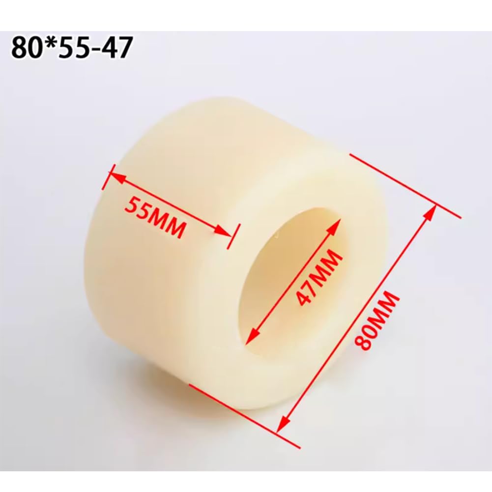 Rulli for transpallet, Rulli for transpallet Ruote in nylon senza cuscinetto Rulli for transpallet Dimensioni multiple Rullo di carico Ruota motrice ausiliaria Volanti for carrello elevatore manuale 2