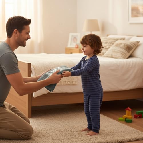 kiimiipa Papa Geschenk Handtuch,Geschenk FüR Papa Bestickt HandtüCher 50x100,Bester Papa Geschenke Vatertagsgeschenk,Geburtstagsgeschenk FüR VäTer,Geschenk FüR Vatertag Weihnachten (Papa -1)