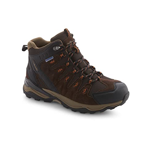 Eddie Bauer Clyde Hill Hiking Boots For Men | Water Resistant, Multi-Terrain, Comfortable & Supportive Design, Rubber Traction Outsole Memory Foam Insole #TOP1