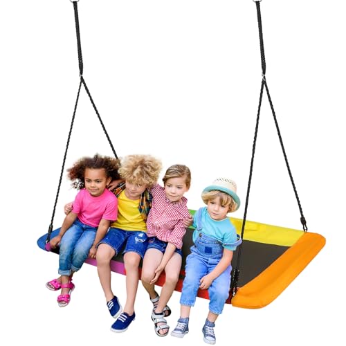 MINENICE Nestschaukel verkrümmt bis 300kg belastbar, 120-180cm...