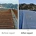 Heavy Duty Industrial roof Waterproof Tape, Suitable for Metal Surfaces, Corrugated Roofs, and Iron Plates - Durable, high-Grade sealant, Industrial roof Maintenance (Gray, 3.94in*196.85in)
