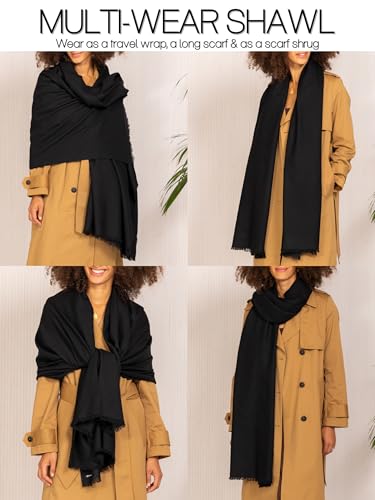 likemary Scarfs for Women - Full Body Lightweight Pashmina Shawls & Wraps - Warm Winter Scarves & Wraps - Blanket Scarf2