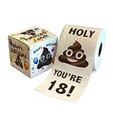 Happy 18th Birthday Toilet Paper Prank Funny Gag Gift!