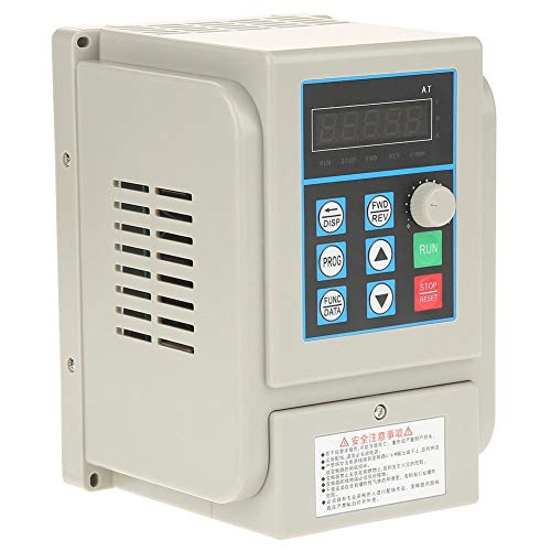 VFD 220V, Single-Phase Variable Frequency Drive,Low Noise Electromagnetic Interference,for 3-Phase 2.2KW AC Motor