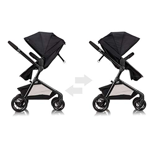 Evenflo Pivot Modular Travel System with LiteMax Infant Car Seat (Casual Gray) - Image 5
