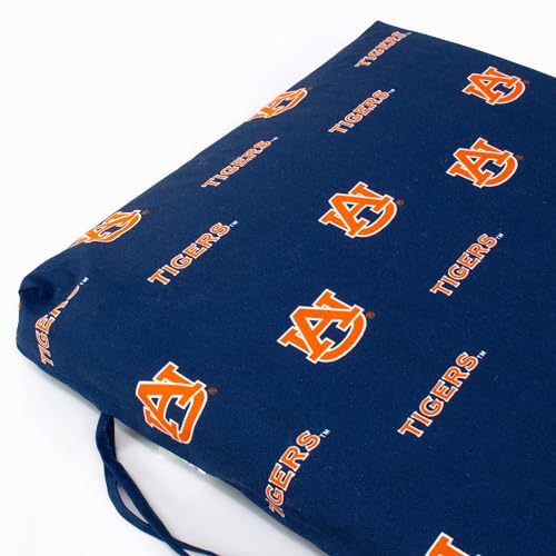 Image of College Covers Everything Comfy Auburn Tigers 2 Piece Chair Cushion