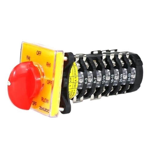 Interruttore di commutazione universale a camme multiposizione for fresatrice SZW25-64D/7, 25 A, velocità avanti e indietro, 1 pz.