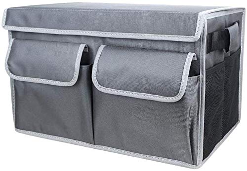 Pliable voiture cargo stockage organisateur gris contre le désordre