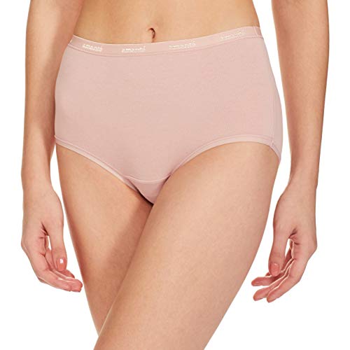 Image of Amante Solid Cotton Full Brief Panty Pack(Pack of 3)