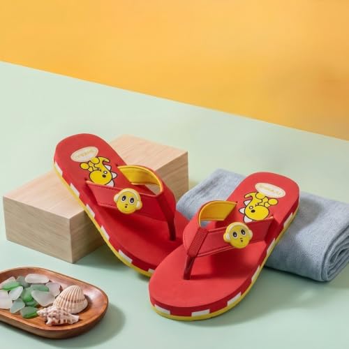 Image of Kids' Flip Flop Slippers, soft and Lightweight sole, Super Flexible, Comfortable & Arch Support, Durable Indoor and Outdoor Slippers