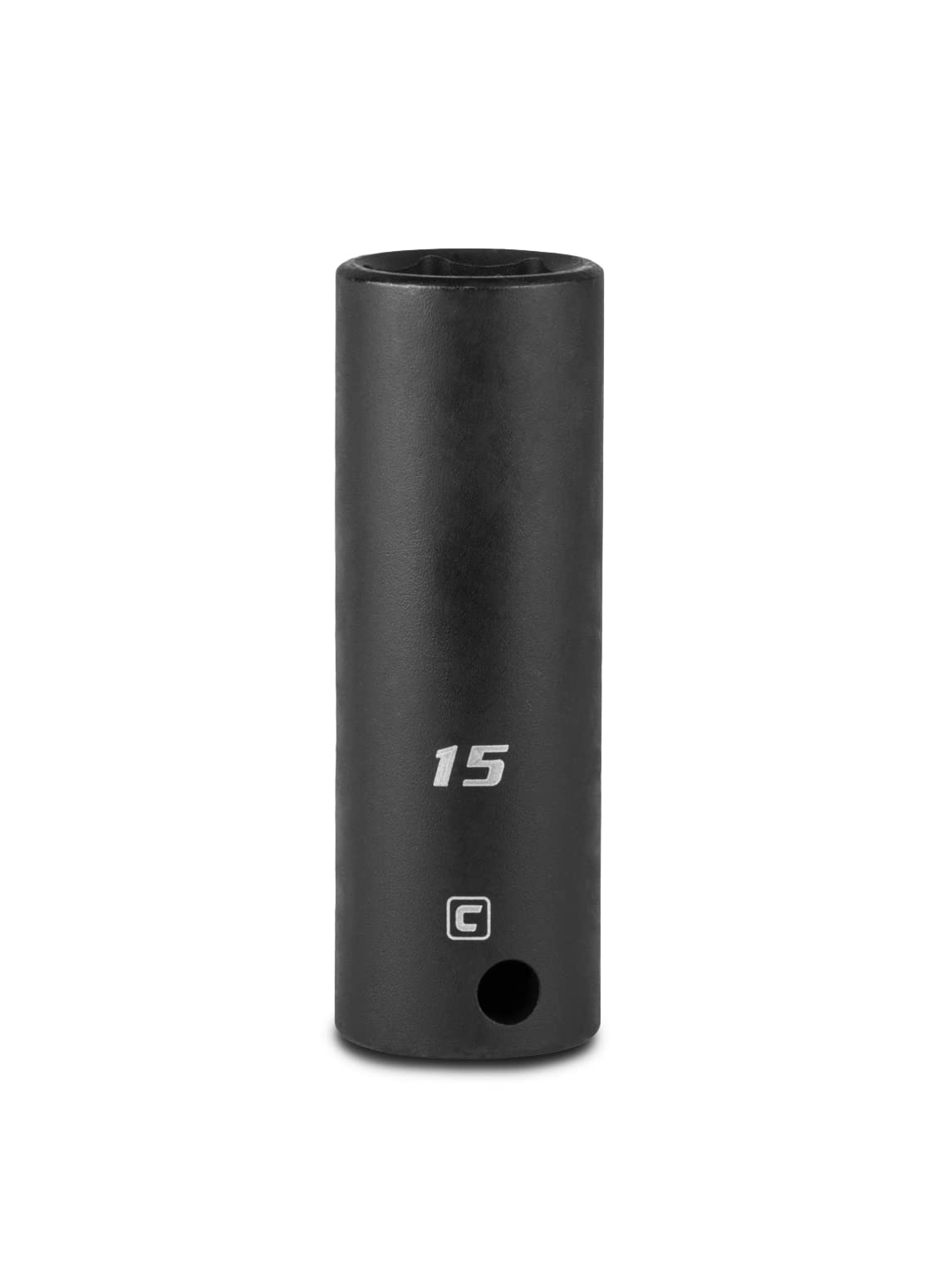 Capri Tools Deep Impact Socket, 3/8-Inch Drive, 6-Point, Metric (15 mm)