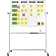 magnetoplan | Scrumboard | Standard-Set inkl Zubehör | Tafel-BxH 1200 x 900 mm | mobil
