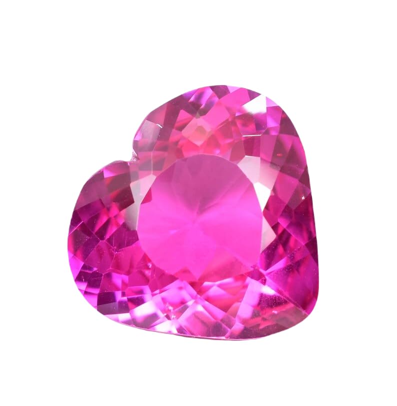 Saphir rose naturel authentique 19x18mm pour remplacer une pierre de bague