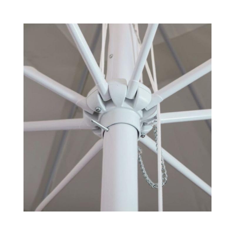 Ombrellone Lily, con Palo Centrale da 48 mm, Struttura in Alluminio Copertura da 160 Gr/M².