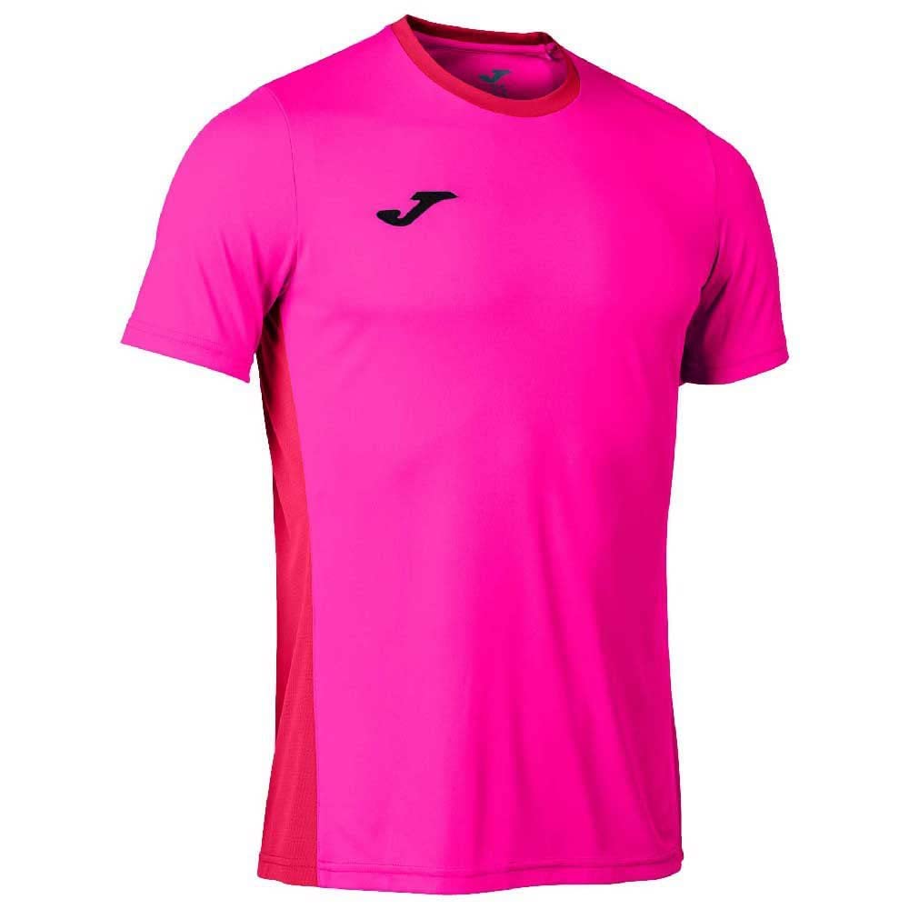 Joma Men's Winner Ii Short Sleeve T-Shirt, Fluorescent Pink, 4XS