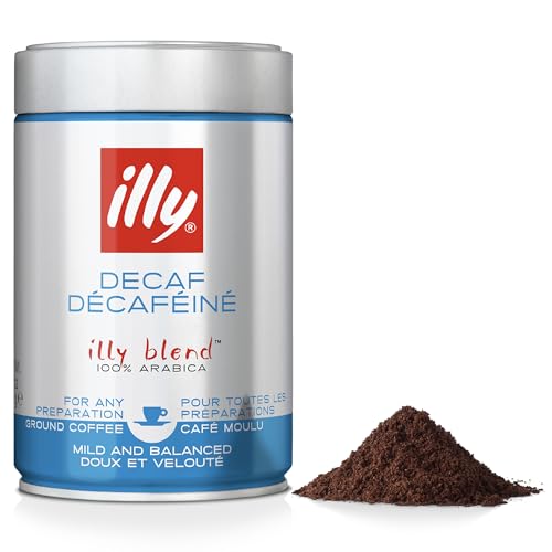 illy Decaf Medium Roast Ground Coffee 250g
