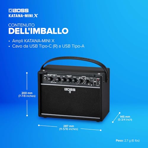 BOSS KTN-MINI X 小型ギターアンプ KATANA AMP MINI X カタナアンプミニエックス の商品画像 5