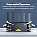 Tenda AX1500 WiFi 6 Router (RX2L Pro)- Smart Dual Band Gigabit WiFi Routers for Home, Vertical Design with 4 GE Ports, Long Range Coverage, VPN Support, WPA3, Easy Setup & Parental Controls