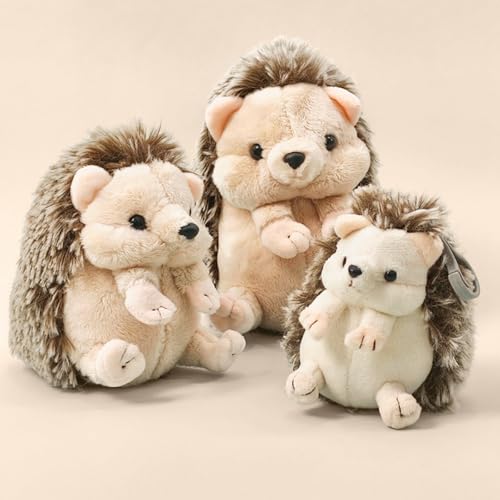champracer Kuscheltier Igel Plüschigel Kuschel Igel Plüschtier Igel Stofftier lustige Geschenk für Kinder Mädchen Jungen (17cm)