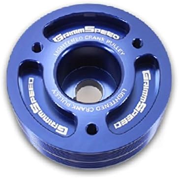 GrimmSpeed 095015BK Light weight Crank Pulley-Black