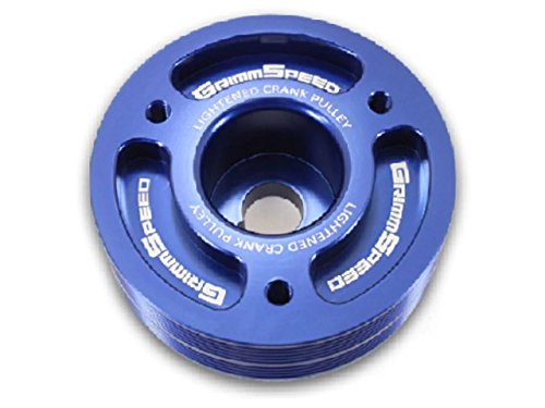 Grimmspeed 095015Bk Light Weight Crank Pulley-Black #TOP29