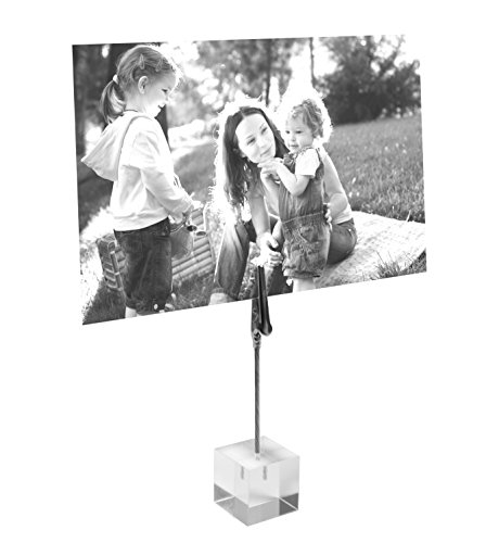 Set 6 porta targhette con base a cubo e clip - 3