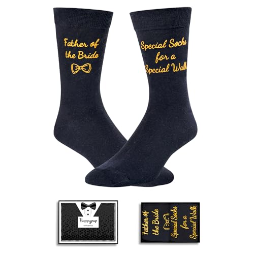 HAPPYPOP Wedding Gifts for Bride Groom - Mother & Father of the Bride & Groom Wedding Socks