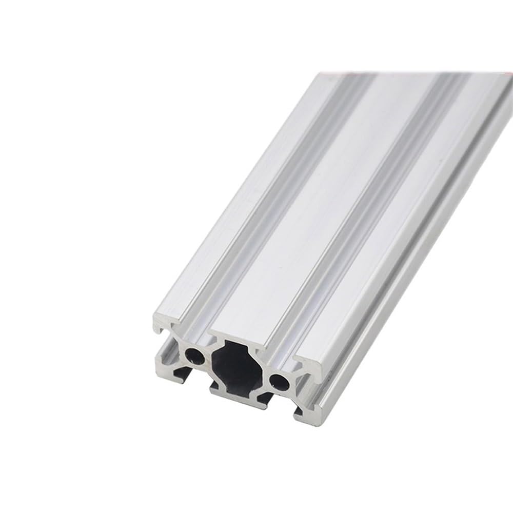 4 Pièces 2040 Profilé En Aluminium Argenté Norme Européenne Guide Linéaire Anodisé Profilé D'extrusion D'aluminium, 100-650 Mm De Long For Pièces D'imprimante 3D CNC Guide Linéaire(Length 600mm)