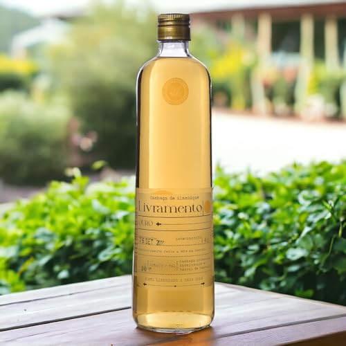 Cachaça Ouro Livramento 1 Litro Envelhecida Artesanal Premium Gourmet Descansada Reserva Alambique P