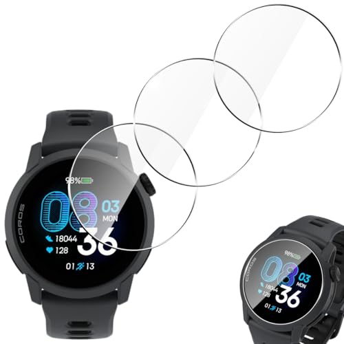 �Ή� COROS�i�J���X�jPACE 4 �K���X�t�B���� 3���Z�b�g �y���{���f�ވ��Ɏq�� �S�ʕی�z�X�}�[�g�E�H�b�` �p COROS PACE4 �t���ی�t�B���� �������� �ϏՌ� ���h�~ �����ߗ� �����z�� �w��h�~ �C�A�[�� �^�b�`���x �y �Ή� �J��