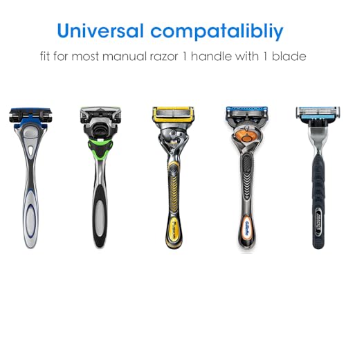 Nincha Manual Razor Travel Case Portable Plastic Manual Razor Trimmer Protector Blue