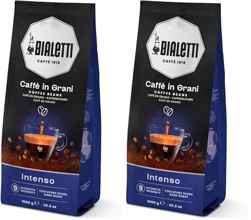 Café en grains Bialetti Grain Expert Intenso l'excellence italienne en 2 KG