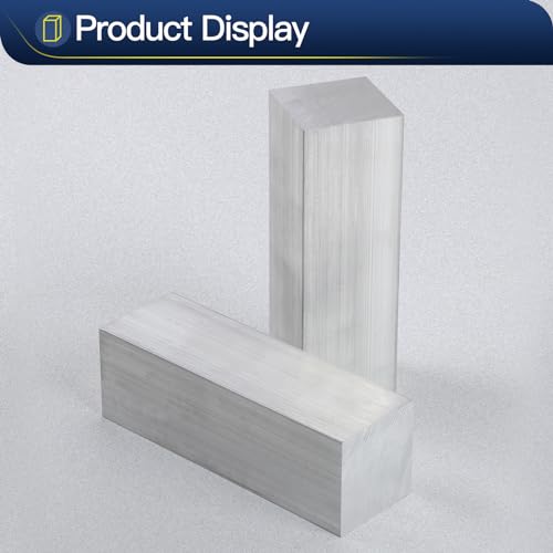 Image of 2 inch (50mm) X 2 inch(50mm) Square Aluminum Flat BAR 6 inch(152mm) +0 / -0.5 inch Long, 6061 General Purpose Plate,Square Aluminum BAR,T6511 Solid New Mill Stock Precision Machining (2)