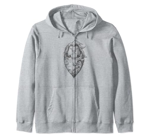 Veste sweat Lion King Disney zippée avec capuche et graphisme esquisse