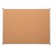 Learniture LNT-127-2436-SO Natural Cork Board w/ Aluminum Frame, Brown
