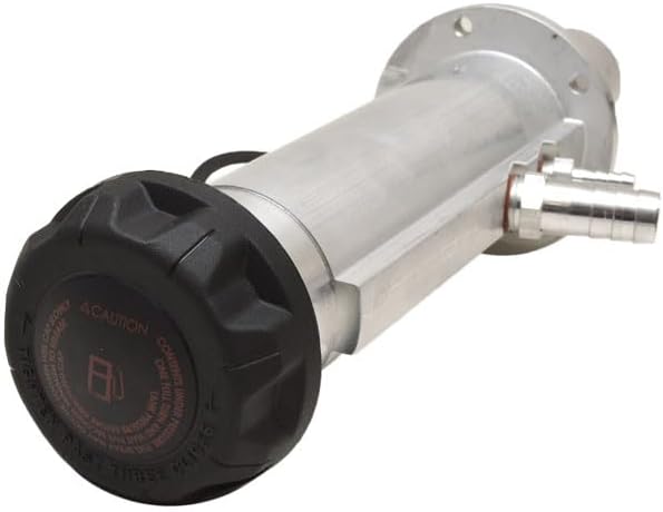 Marine Boat Fuel Filler Tube 190046 | 11 3/4 x 3 Inch Aluminum