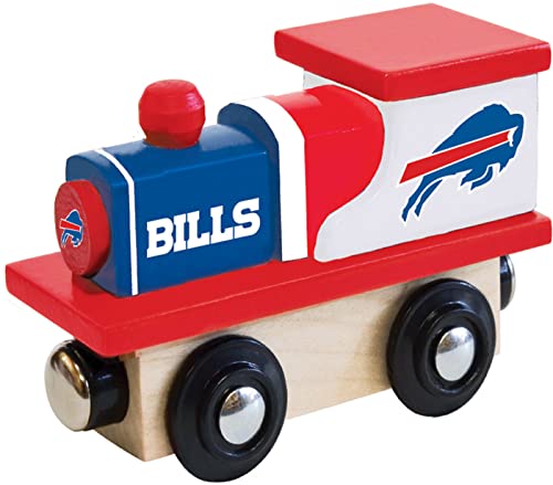 Image of MasterPieces NFL Buffalo Bills Real Wood Toy Train, For Ages 3+