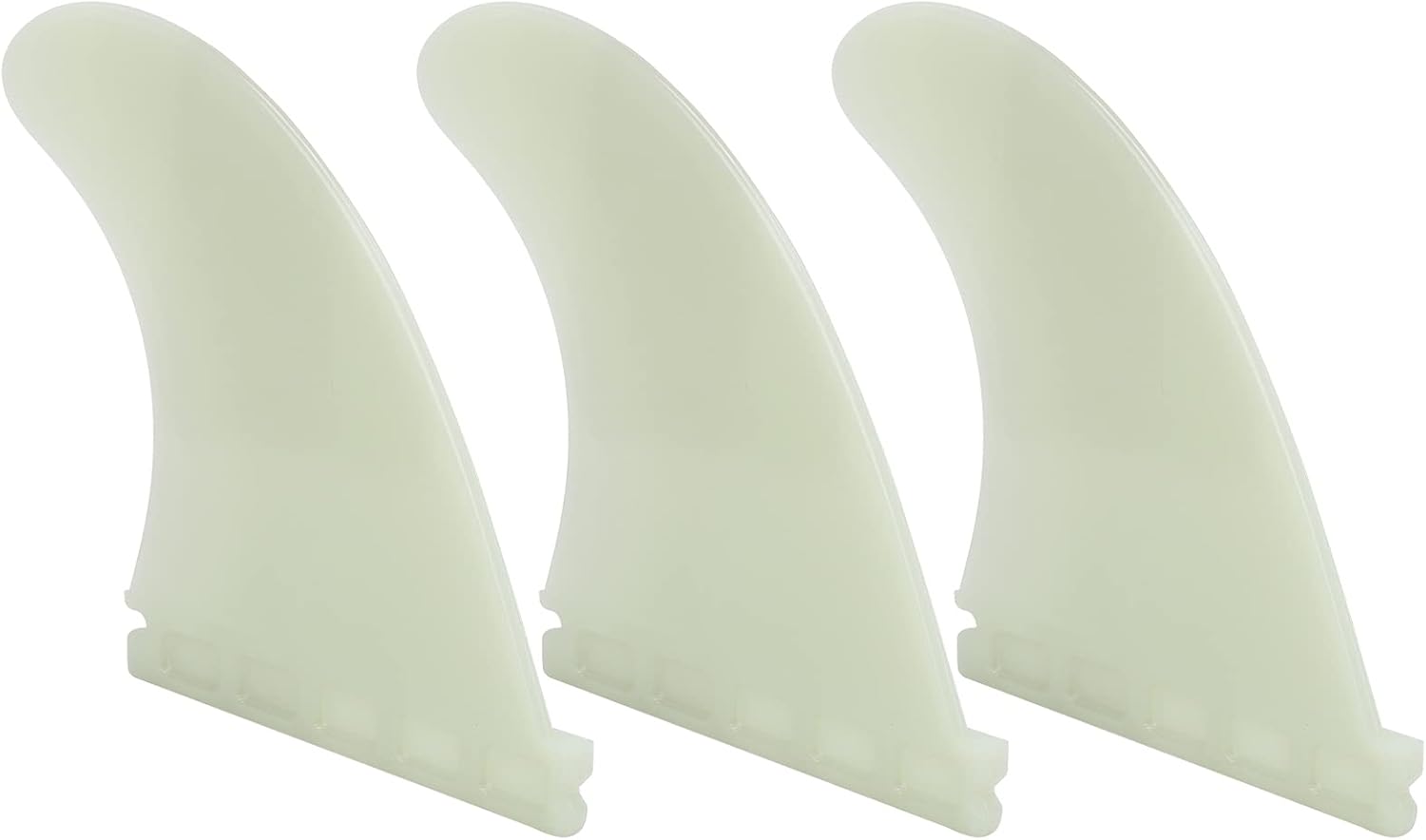 VGEBY Surfboard Fins 3pcs Surf SUP Fins Surfboard Tail Fin Environmental PVC Surf