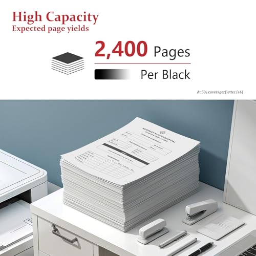 Image of 137 Black Toner Cartridge 2-Pack Replacement for Canon CRG-137 Toner | Compatible with imageCLASS MF210 MF220 MF230 MF240 Series, LBP151dw, D570 Printer, 9435B001AA