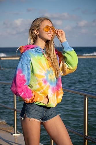 Image of Colortone Tie Dye Pullover Hoodies for Women and Men - Classic Fit Sweatshirts