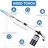 Propane Torch Burner Weed Torch with High Output 800,000 BTU Heavy Duty Blow Torch 30" Detachable Long Arm Propane Weed Burner&Flame Control Valve for Garden,Stumps,Wood,Melting Ice,Snow Road,Roofing