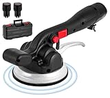 MXBAOHENG Vibrator für Fliesen 200kg Elektrischer Fliesenrüttler mit 2 akku 12V 4500mA Fliesenverlegemaschine 6 Gänge Fliesenvibrator akku Fliesenleger Fliesen Vibrationsgerät für 30-120cm Fliesen