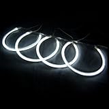 JAMBO Attractive 6000K White Angel Eye Halo Ring Light Lamp Non projector Model CCFL For BMW E46 3-Series