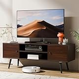 Cozy Castle Mid Century Modern TV Stand for 55 60 inch TV Entertainment Center with Storage Media TV Console Table for Living Room Bedroom and Office