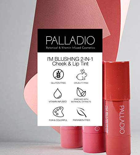 Palladio-Im-Blushing-2-in-1-Cheek-and-Lip-Tint-Buildable-Lightweight-Cream-Blush-Sheer-Multi-Stick-Hydrating-formula-All-day-wear-Easy-Application-Shimmery-Blends-Perfectly-onto-Skin-Precious Palladio I'm Blushing 2-in-1 Cheek and Lip Tint, Buildable Lightweight Cream Blush, Sheer Multi Stick Hydrating formula, All day wear, Easy Application, Shimmery, Blends Perfectly onto Skin, Precious